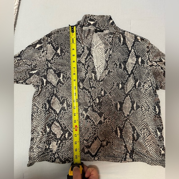 TOM FORD Era Authentic Gucci Python Print Men’s Shirt, Size Large - Picture 3 of 14